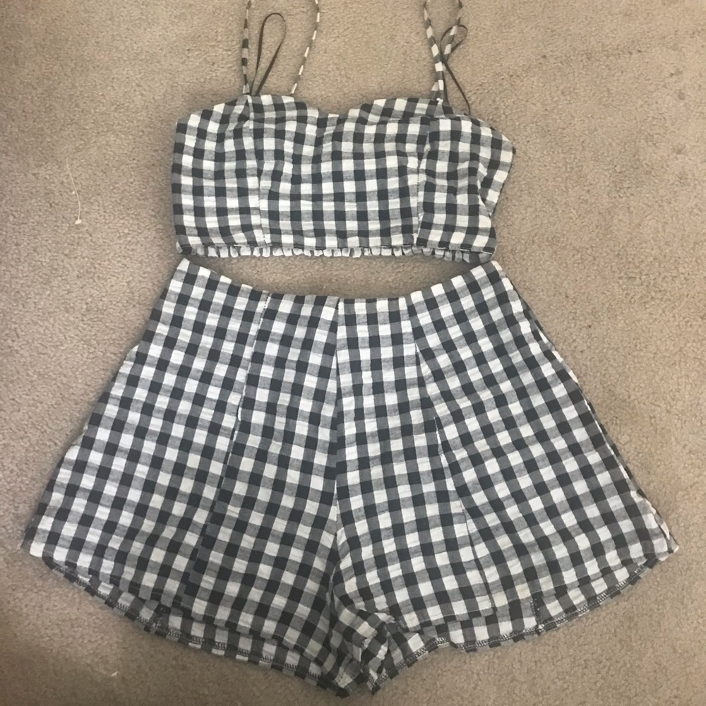 LF brand gingham set
